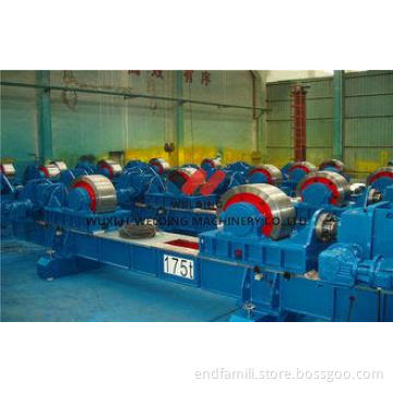 60000kg Steel / Rubber Welding Roll Rotator With Lubricatio